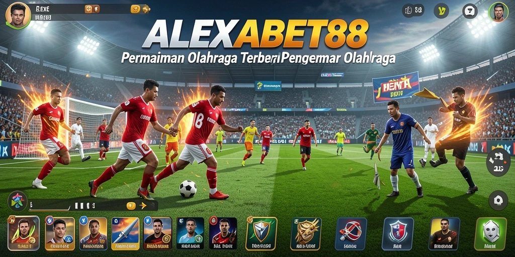 Tampilan gameplay menarik dari ALEXABET88 saat bermain olahraga.