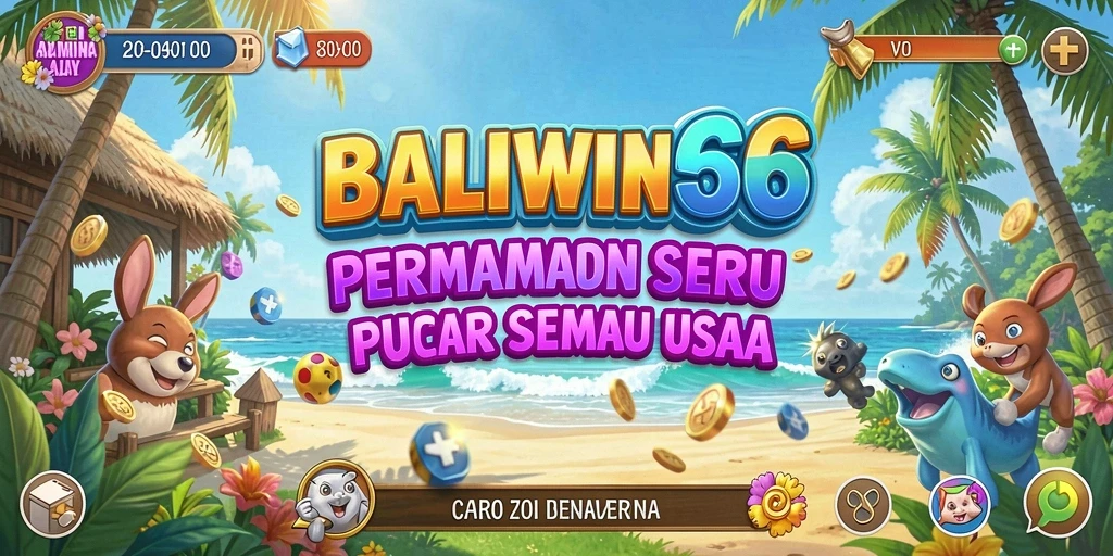 Tampilan gameplay seru di BALIWIN66 yang penuh warna.