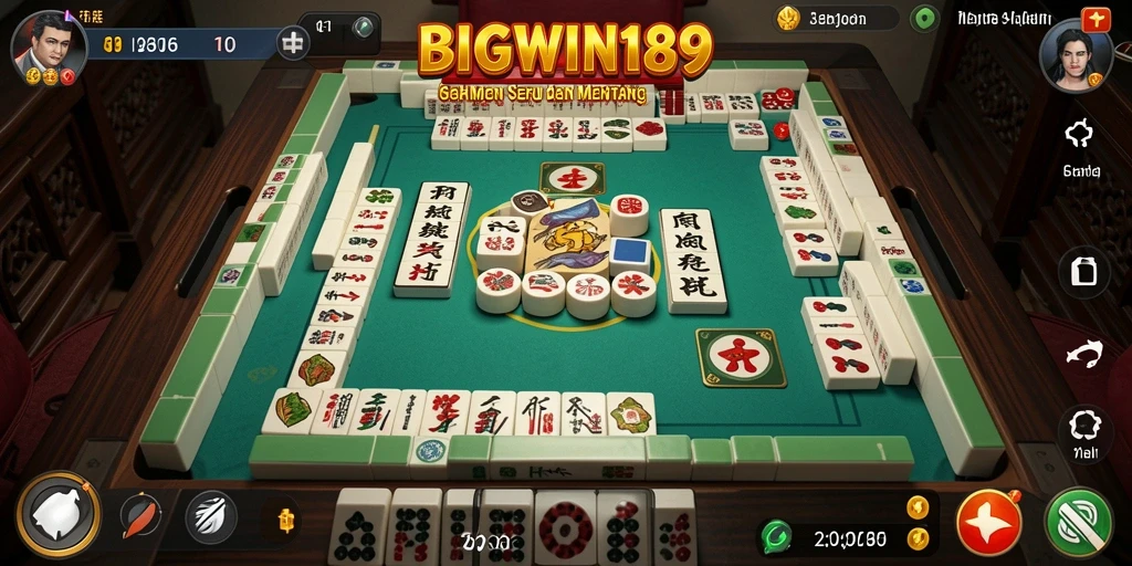 Screenshot utama BIGWIN189 menampilkan gameplay Mahjong yang mengasyikkan dan interaktif.