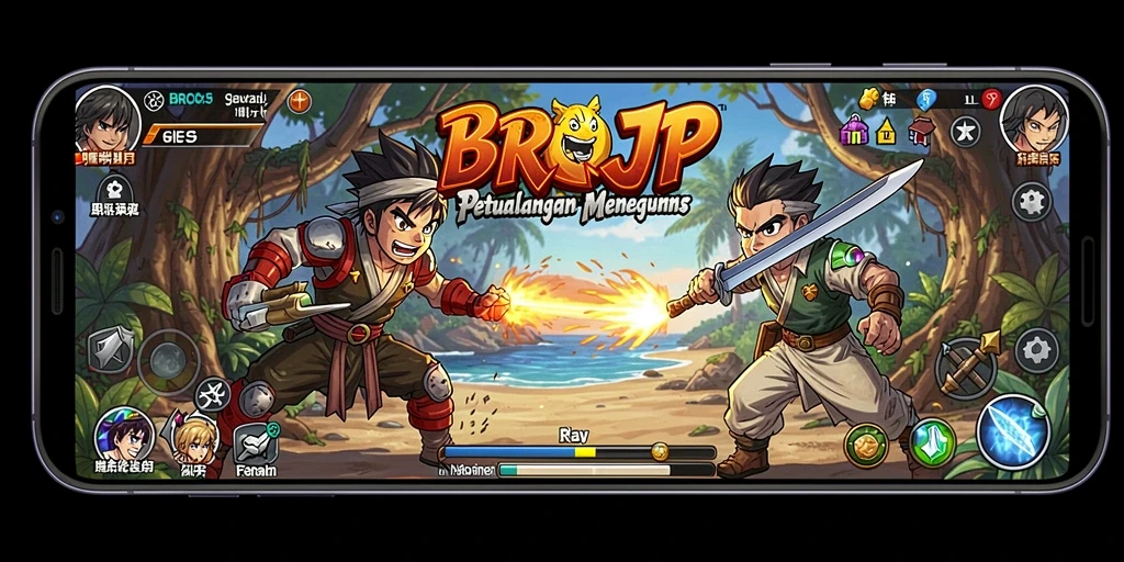Gameplay seru dan grafis memukau dari BROJP.