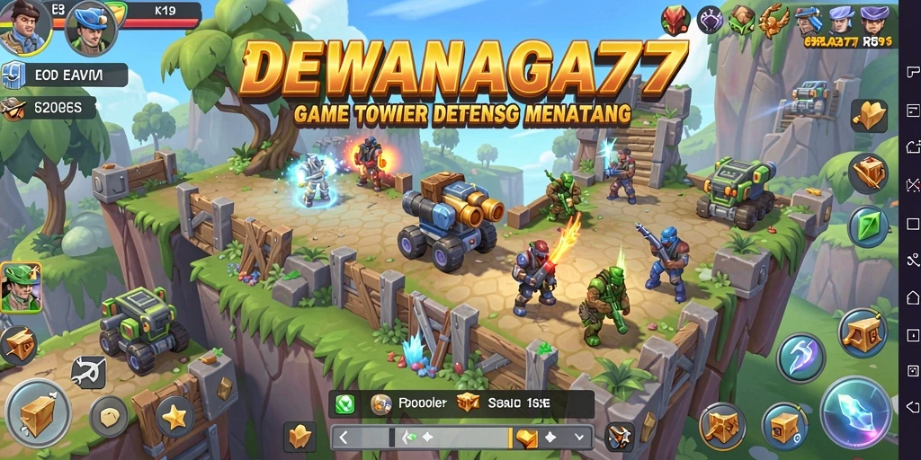 Tampilan gameplay DEWANAGA77 yang menarik dengan grafis menawan.