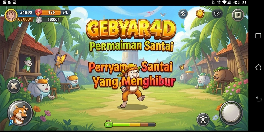 Tampilan gameplay seru GEBYAR4D dengan grafis menarik.