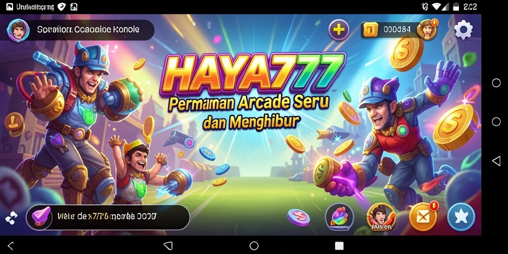 Tampilan gameplay HAYA777 yang penuh warna dan menantang.