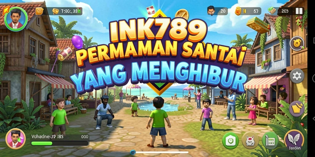 Menampilkan gameplay seru dan penuh warna dari INK789.
