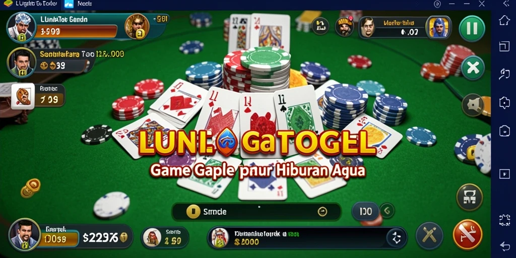 Tampilan gameplay LUNATOGEL yang seru dan interaktif.