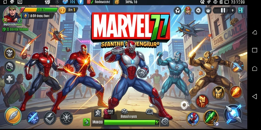 Screenshot gameplay MARVEL77 yang menunjukkan aksi seru dan tantangan.