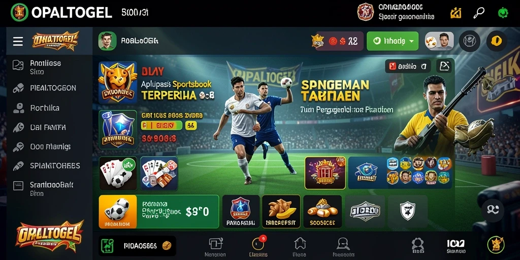 Screenshot OPALTOGEL menampilkan antarmuka sportsbook yang menarik dan informatif.