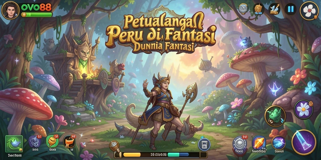 Gameplay OVO88 menampilkan petualangan seru di dunia fantasi.