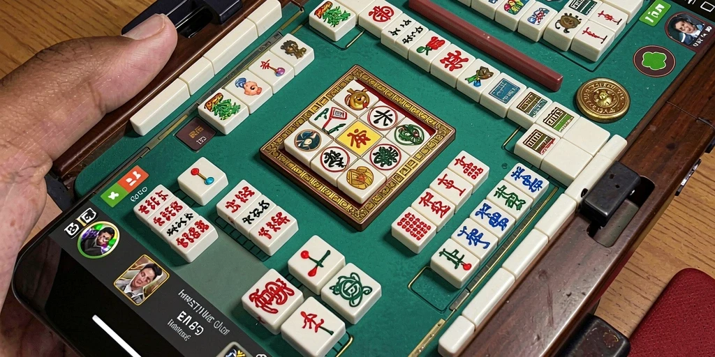 Tampilan gameplay PASTIWIN yang menarik dengan grafis Mahjong.