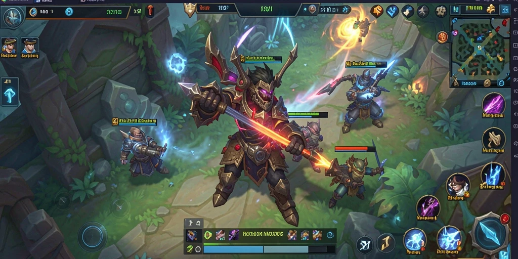 Screenshot gameplay REMI101 menunjukkan pertempuran seru dan eksplorasi luas.