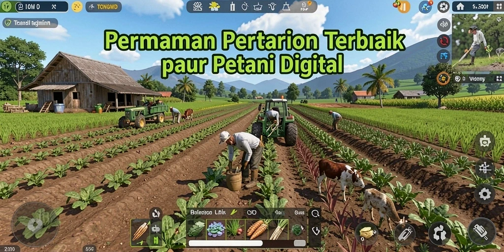 Gameplay pertanian yang menarik di TONGWD dengan grafis yang menawan.