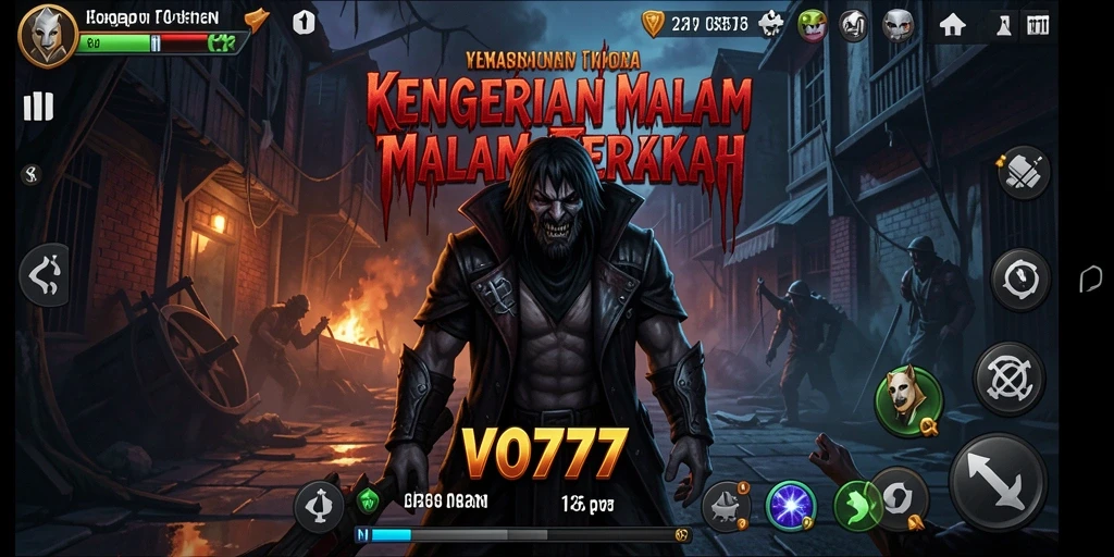 Screenshot menampilkan gameplay seram yang mendebarkan.