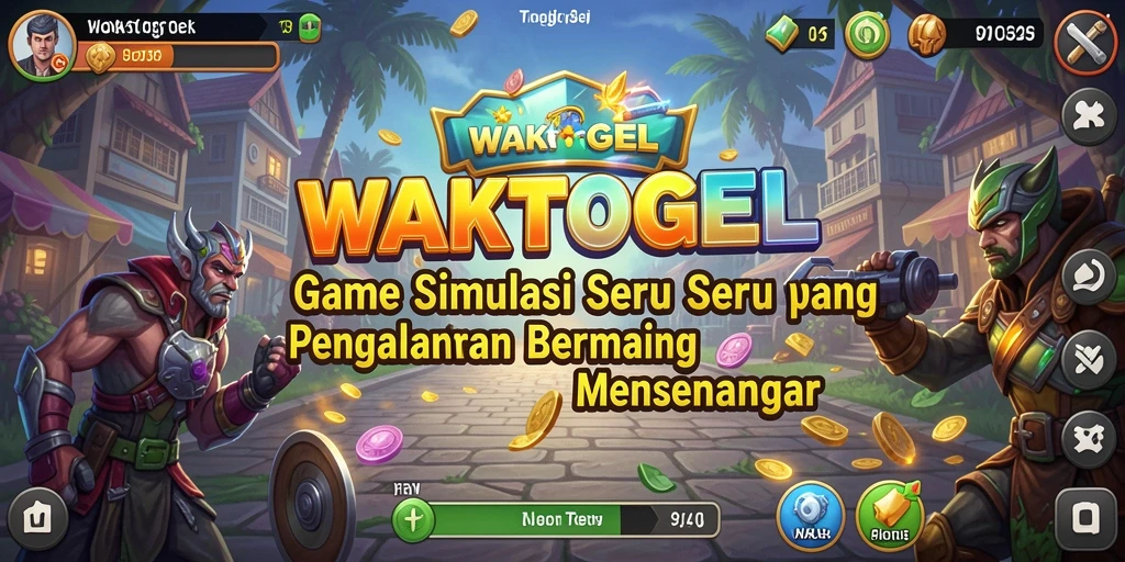 Tampilan gameplay menarik di WAKTOGEL dengan simulasi yang memukau.